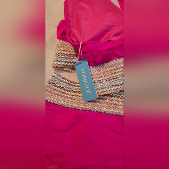 Yonique Women's Tummy Control Bikini #412 - Picture 9 of 15